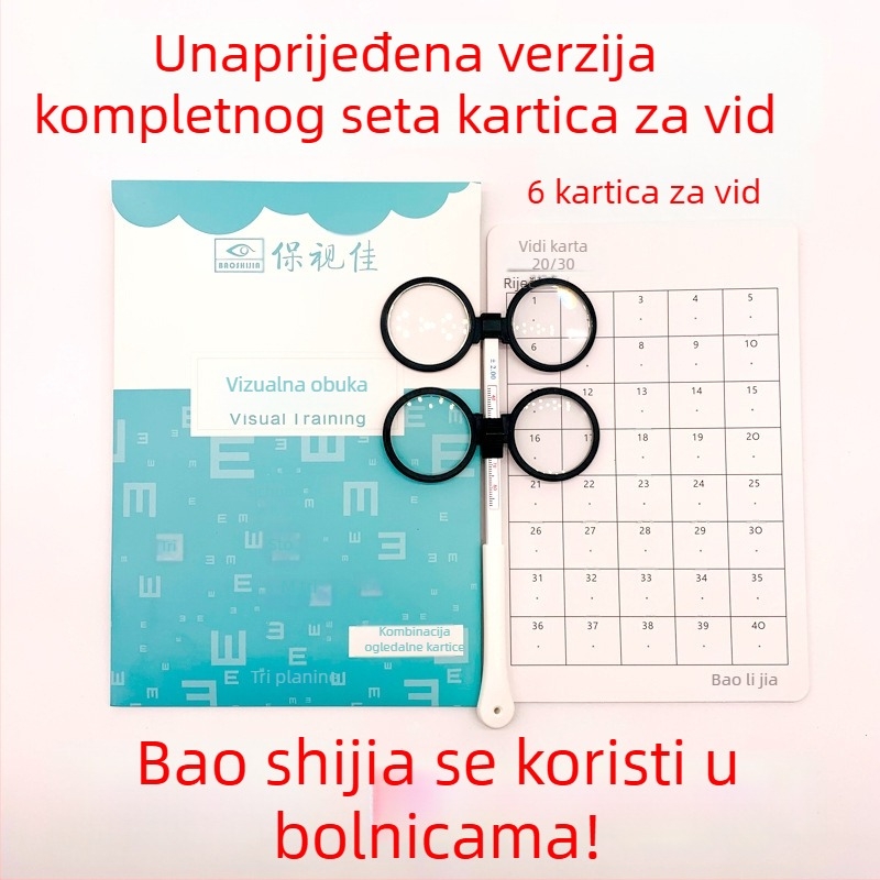 Baoshijia dvostrano ogledalo s optičkim staklom, okvir od injekcijski oblikovanog materijala za učenje