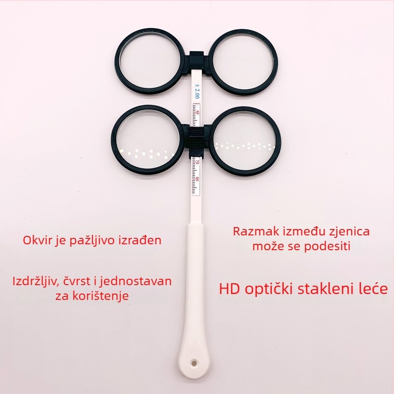 Baoshijia dvostrano ogledalo s optičkim staklom, okvir od injekcijski oblikovanog materijala za učenje