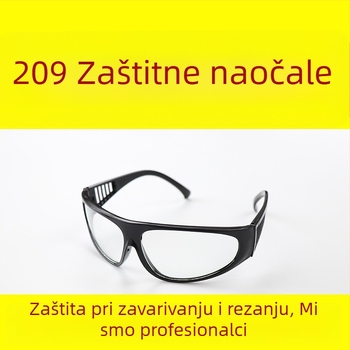 Zaštitne naočale za zavarivanje s antispatter zaštitom, staklena leća 0,15 mm, model HGZ-27-4, GB_14866_2006