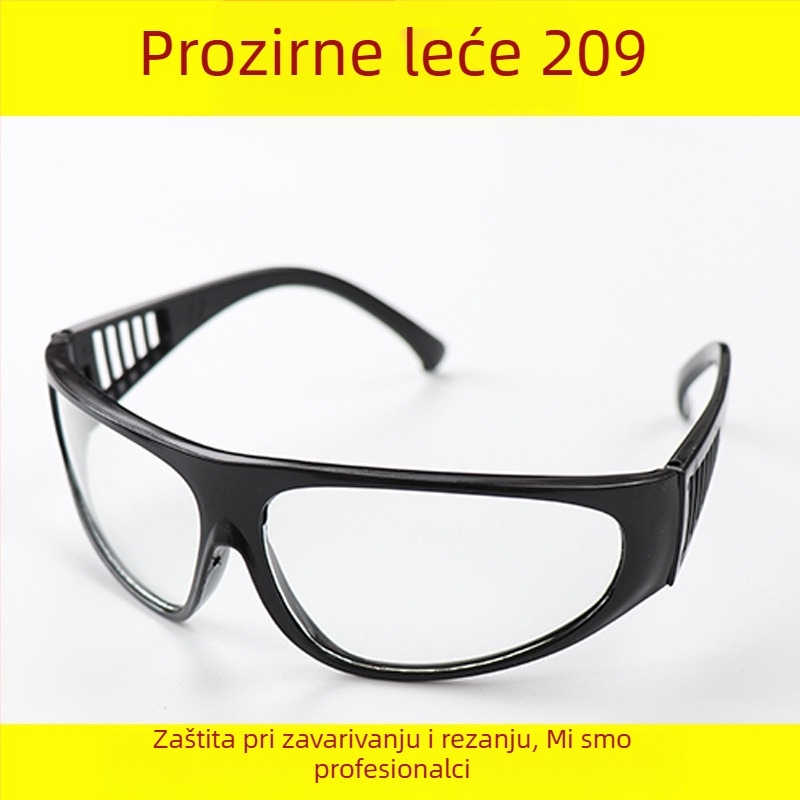 Zaštitne naočale za zavarivanje s antispatter zaštitom, staklena leća 0,15 mm, model HGZ-27-4, GB_14866_2006