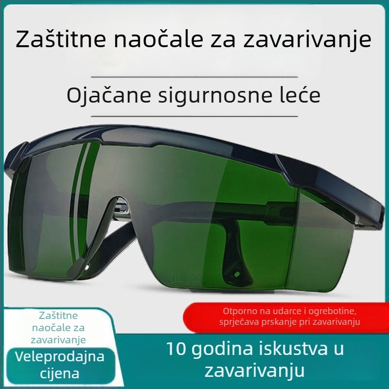 Zaštitne naočale za zavarivanje (UV zaštita; otpornost na udarce; Eye wash)