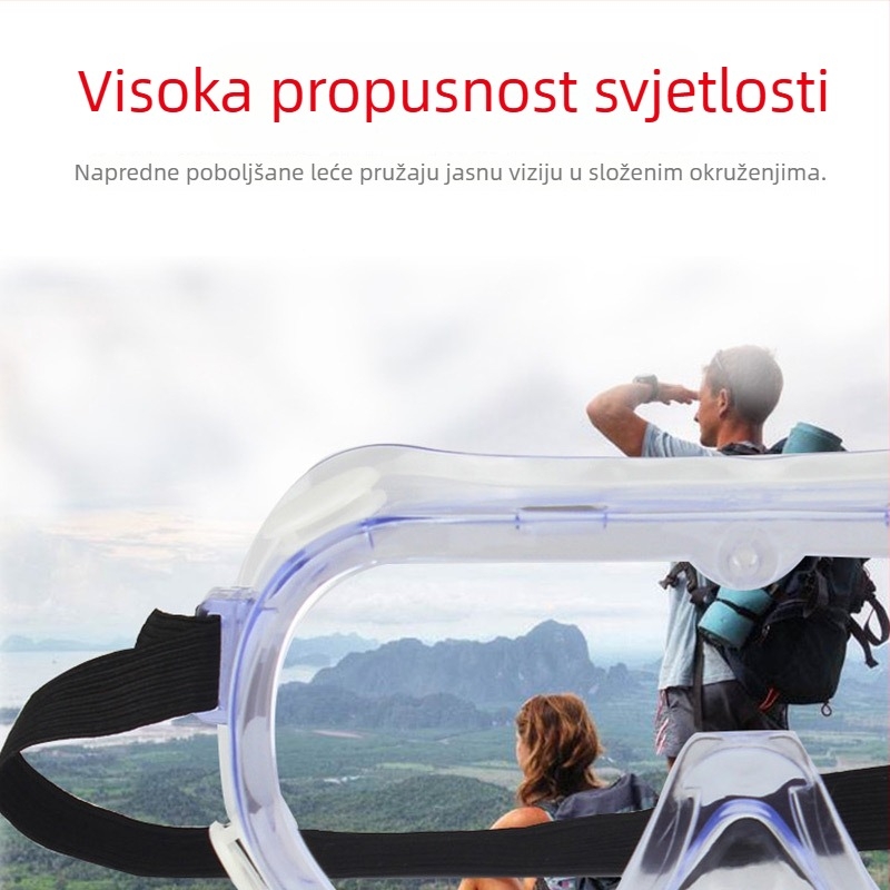 3M 1621af zaštitne naočale s anti-zamućivanjem, anti-kemikalijama, anti-prašinom, anti-udarcima, UV zaštita 99%