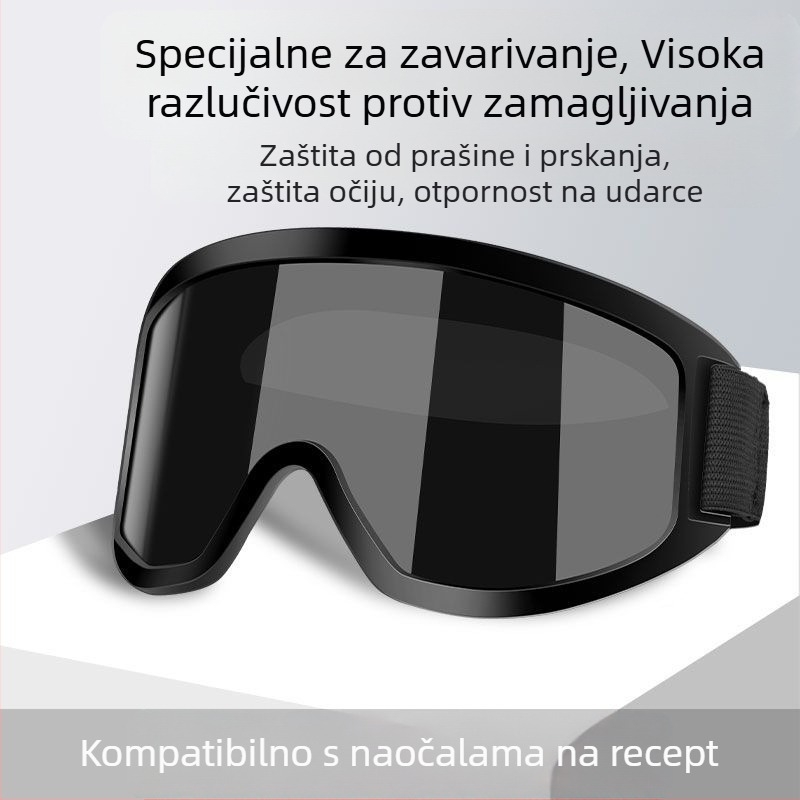 Zaštitne naočale za zavarivanje – otporne na vjetar, protiv prskanja i odsjaja, za zavarivanje i brušenje