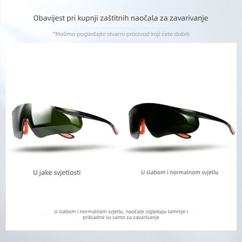 Zaštitne naočale za zavarivanje, polykarbonatne leće, zaštita pri rezanju, antirefleksija i zaštita očiju, otporne na udarce, model XGY-9H