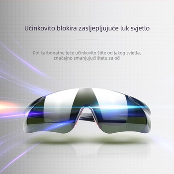 Zaštitne naočale za zavarivanje, polykarbonatne leće, zaštita pri rezanju, antirefleksija i zaštita očiju, otporne na udarce, model XGY-9H