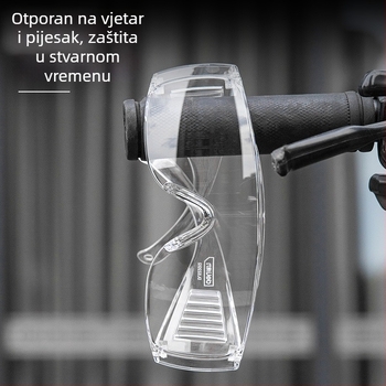 Zaštitne naočale za rad – protiv prskanja, zaštita od vjetra i prašine, prozirne leće, serija Zaštita na radu