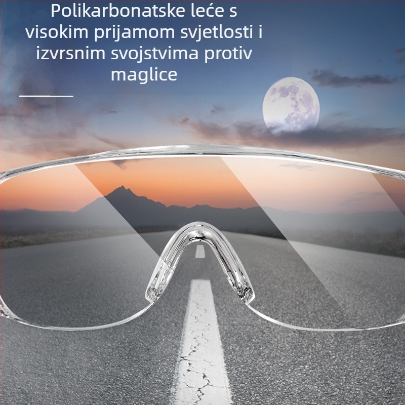 Zaštitne naočale za rad – protiv prskanja, zaštita od vjetra i prašine, prozirne leće, serija Zaštita na radu