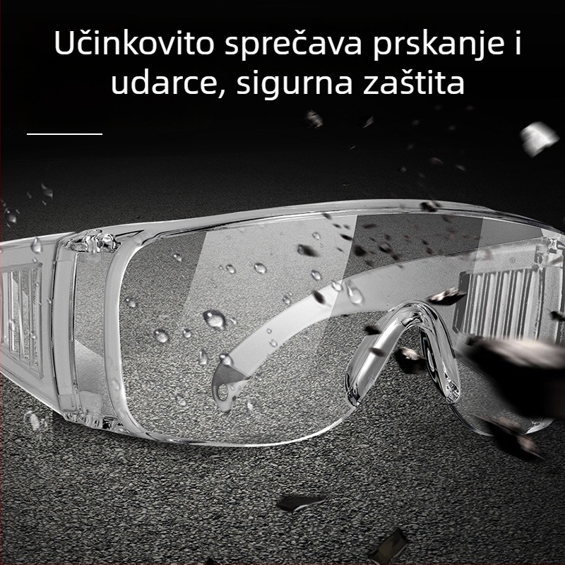 Zaštitne naočale za rad – protiv prskanja, zaštita od vjetra i prašine, prozirne leće, serija Zaštita na radu