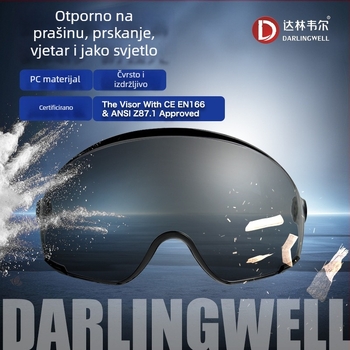 Naočale za kacigu DL-SF06, materijal CR08PC, zaštita od udara