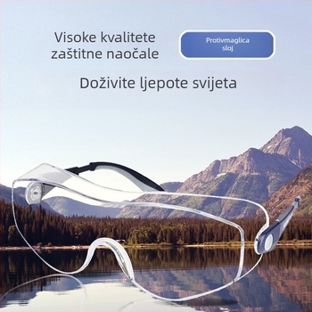 Zaštitne naočale, PC materijal, model EE-16; funkcije: zaštita od prašine, zaštita od udara, zaštita od prskanja