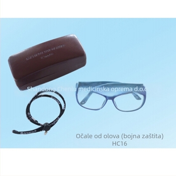 HC18 zaštitne naočale s olovnim staklom – anti-zračenje, univerzalni tip 0.75 mmpb, olovni ekvivalent 0.5 mmpb