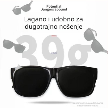 Zaštitne naočale za zavarivanje s prozirnim lećama – otporne na prašinu, ogrebotine i prskanje