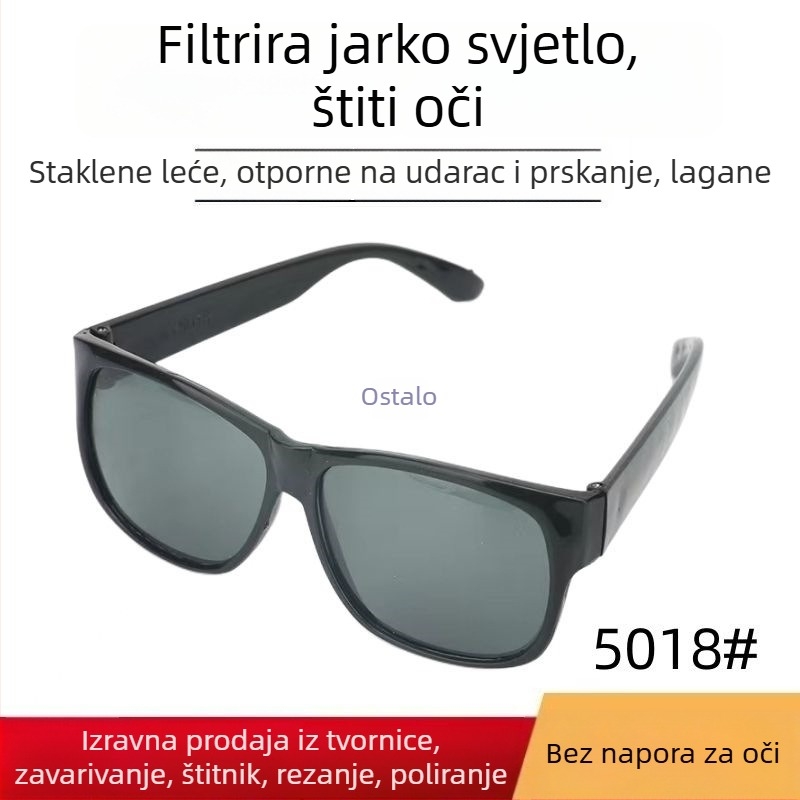 Zaštitne naočale za zavarivanje s prozirnim lećama – otporne na prašinu, ogrebotine i prskanje