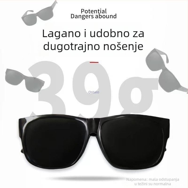 Zaštitne naočale za zavarivanje s prozirnim lećama – otporne na prašinu, ogrebotine i prskanje