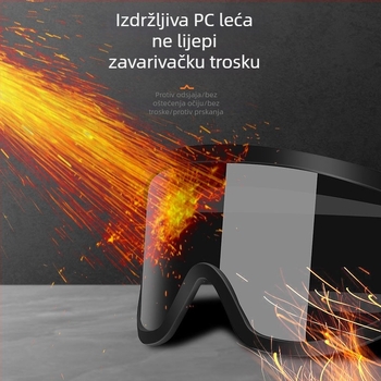 Zaštitne naočale za zavarivanje s anti‑refleksijom, zaštita od iskri i prskanja, namijenjene zavarivačima