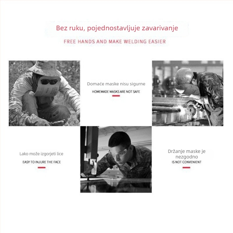 Zaštitne naočale za zavarivanje — protiv zamućenja, otporne na vjetar i prašinu, za poliranje i rezanje — Marka: Yisheng