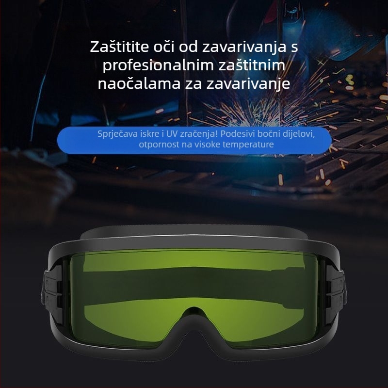 Zaštitne naočale za zavarivanje s antirefleksijom, zaštita od zračenja i otpornost na udarce