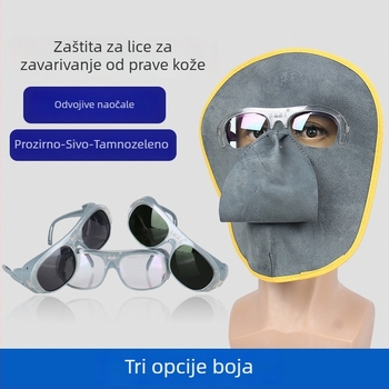 BX-3 Zaštitne naočale za zavarivanje, PC materijal, na glavi nosive, lake, zaštita od zavarivanja i UV zračenja