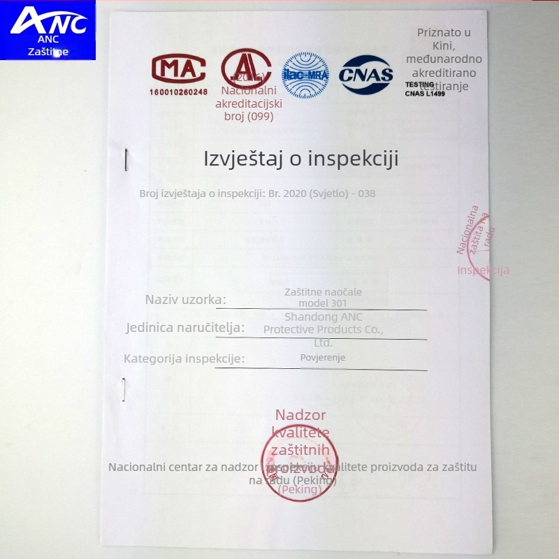 Zaštitne naočale protiv zamagljivanja s otpornošću na udarce za laboratorijsku upotrebu, ribolov i vožnju biciklom