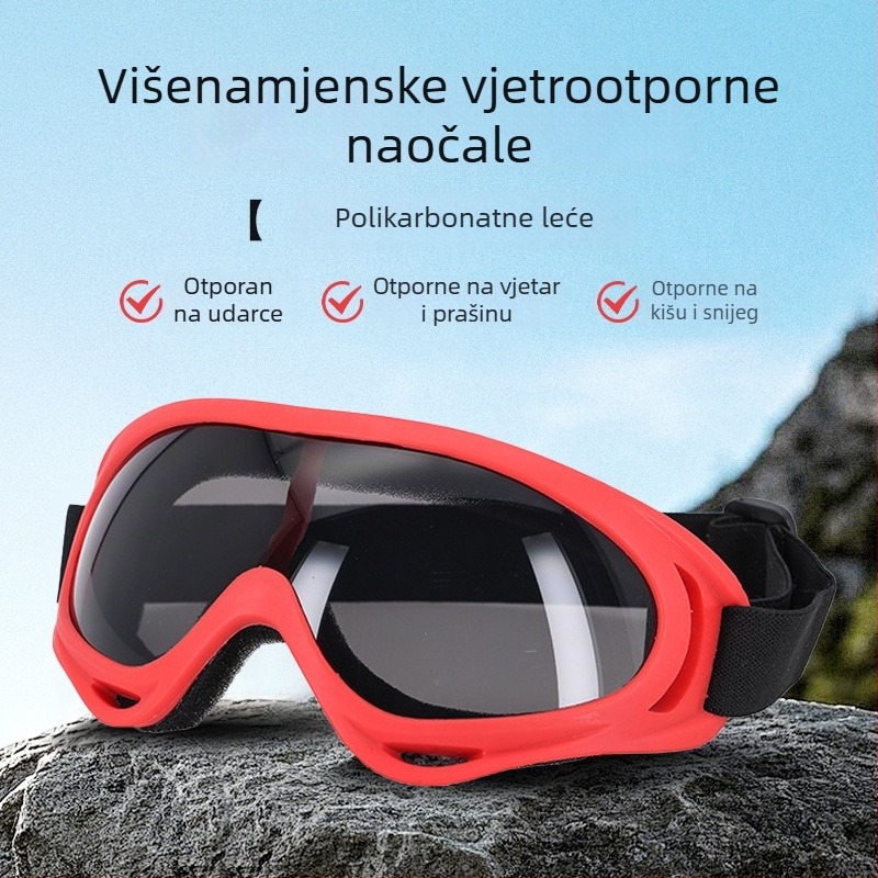 X400 Vjetro i pijesko otporne naočale za otvoreno skijanje, taktičke borbene naočale, naočale za motocikl
