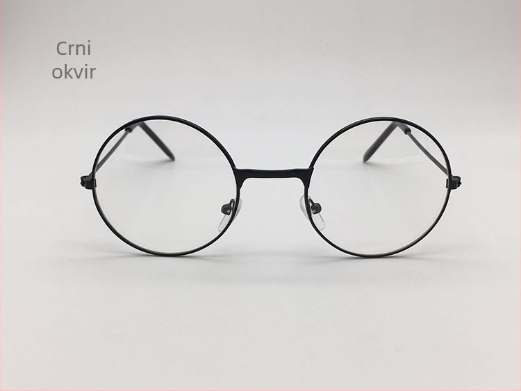 Naočale za čitanje s okruglim metalnim okvirom za prezbiopiju, vintage stil, unisex