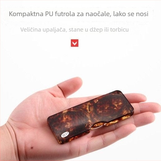 Klip-on naočale za čitanje s TR90, zaštita od plavog svjetla, prijenosne, bez okvira, za presbiopiju