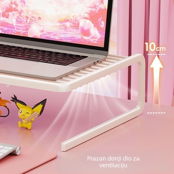 Stalak za gaming prijenosno računalo, željezni okvir, univerzalna kompatibilnost, stolni stil, model 2122588693447575040 (Materijal: Željezo; Marka: Qin qi; Stil: Stolni; Datum izlaska: 2025-11-07)