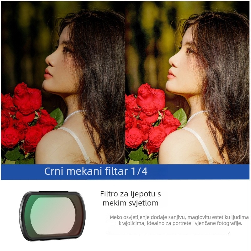 BRDRC Set filtra za DJI Osmo Pocket 3 — ND filter, UV filter i CPL polarizacijski filter