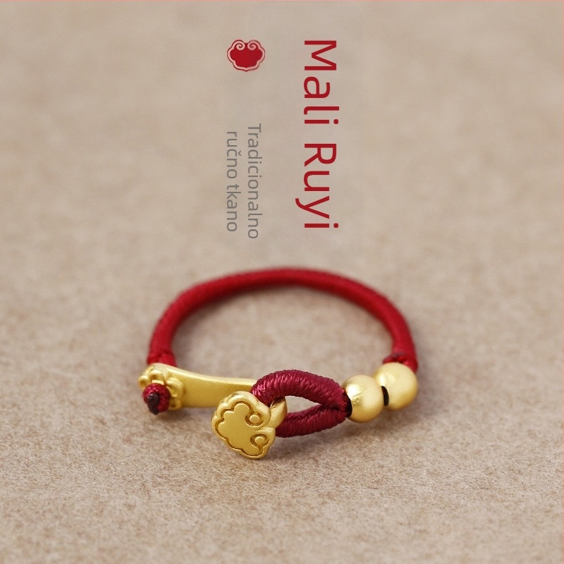 Prsten • Materijal: užad • Retro ženski stil • Geometrijski dizajn • Prilagodljiva obrada • Pogodno kao dar za vjenčanje ili rođendan