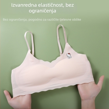 Dječji bezšivni grudnjak od Ice Silk za 7–12 godina, ljeto, stil vesta