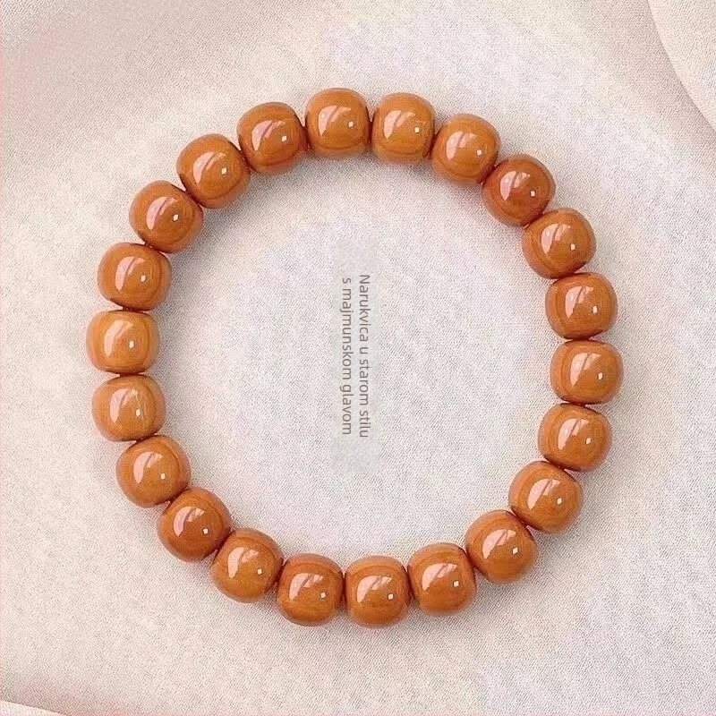 Ahat Bodhi narukvica za meditaciju, ručna izrada, prirodne geometrijske perle, unisex stil (Materijal: Ahat; Stil: Prirodni, Unisex; Oblik: Geometrijski; Obrada: Ručna izrada; Podrijetlo: Myanmar)