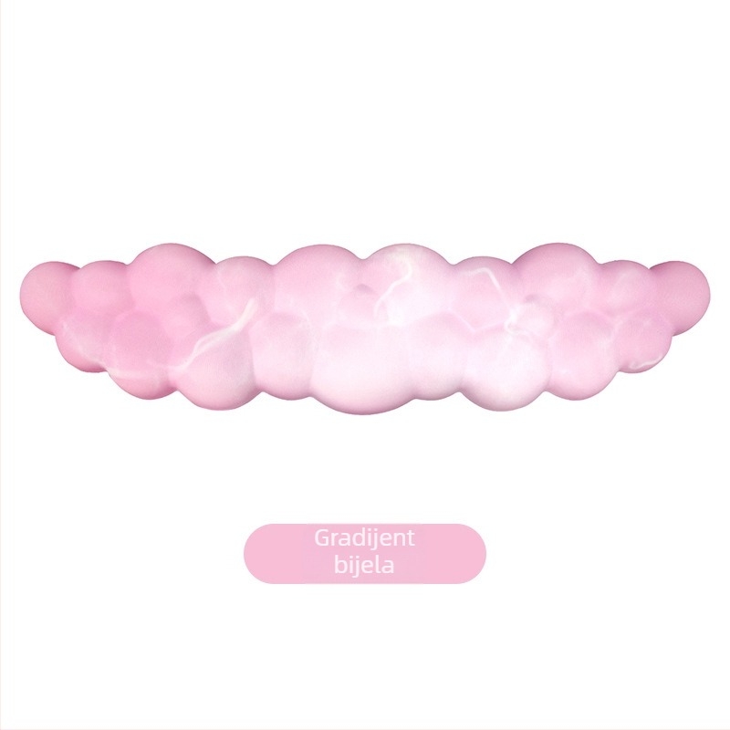 Podloga za zglob za ured, silikon, vodootporna, model inspiriran oblacima, 330 g