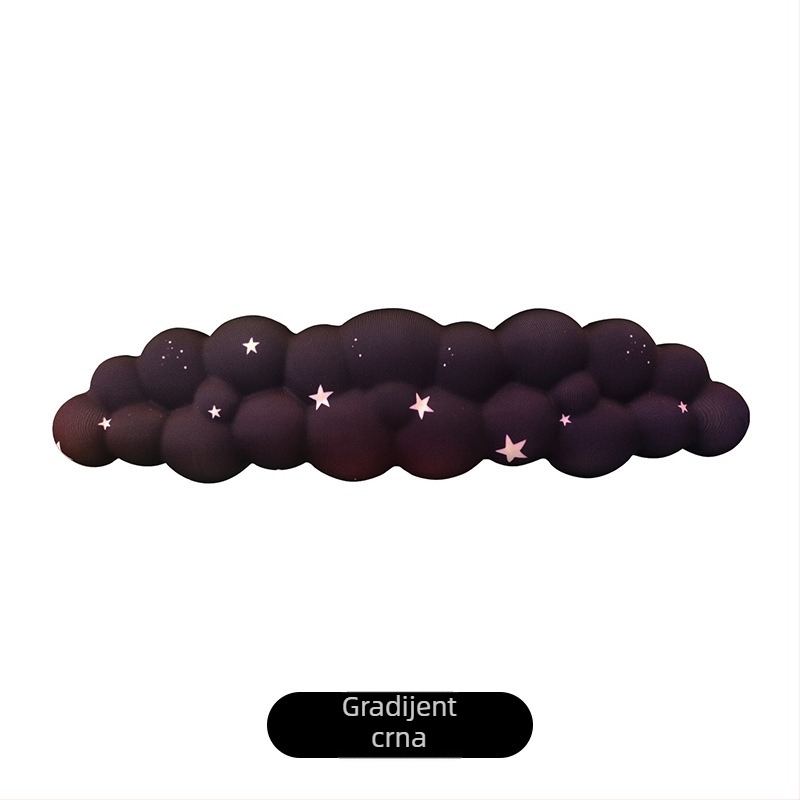 Podloga za zglob za ured, silikon, vodootporna, model inspiriran oblacima, 330 g