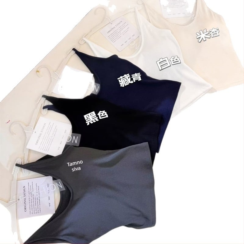 Ženski bezrukavni top od pamucne smjese 30–50% pamuka, vest stil, okrugli vrat, srednja gustoća tkanine 141-160 g/m²