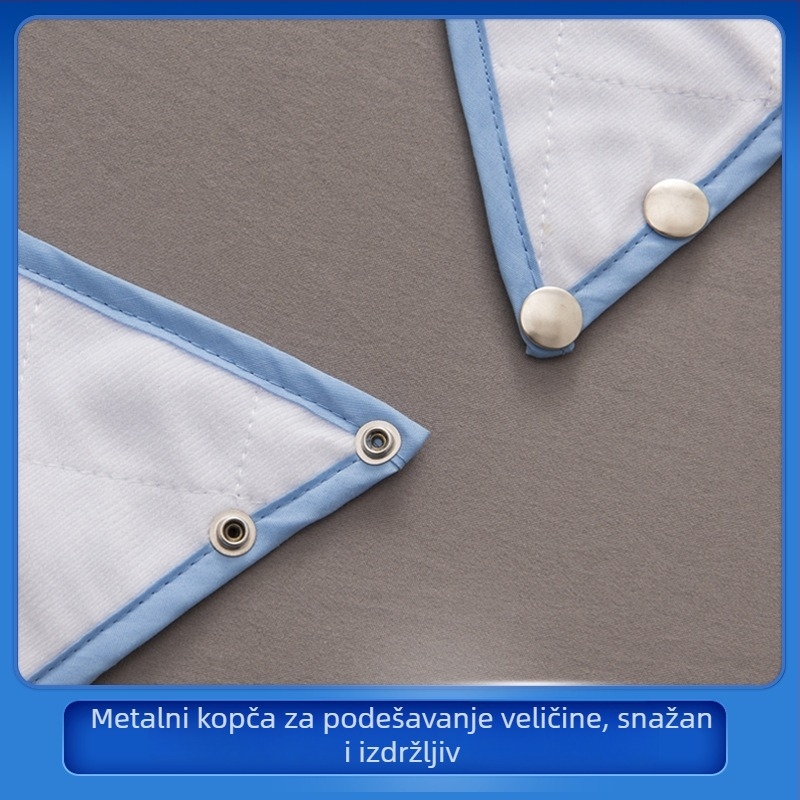 Dječji 3D vodootporni bib, poliester-pamučna tkanina, otporan na mrlje, jednostavno za čišćenje, jednoboja