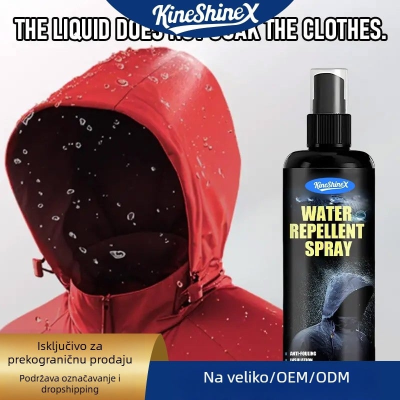 Kineshinex Nano sprej za vodootpornost jakni i skijaške odjeće – 50 ml/100 ml, 60 g/120 g, osnovno pakiranje