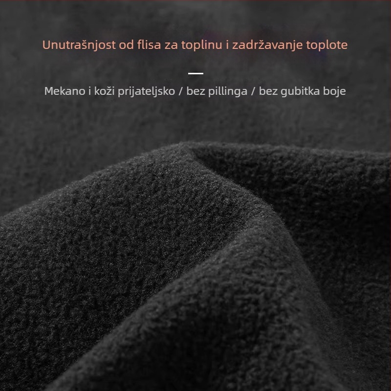 Zimski sportski komplet s brzo sušećom materijom, kompresijskim krojem i fleece podstavom