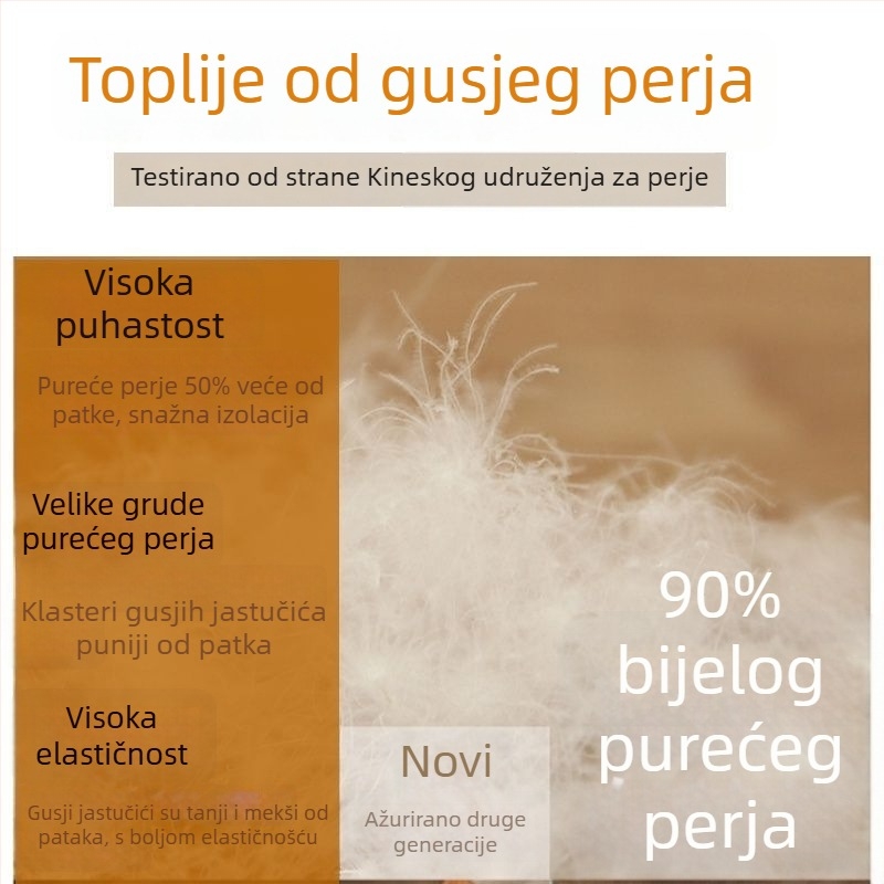 Ženske skijaške hlače s punom od guščjeg perja — vodootporne, otporne na vjetar, tople