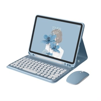 Kućište s tipkovnicom za iPad 10. generaciju, Bluetooth tipkovnica, magnetsko odvajanje, mat TPU