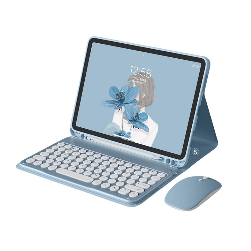 Kućište s tipkovnicom za iPad 10. generaciju, Bluetooth tipkovnica, magnetsko odvajanje, mat TPU