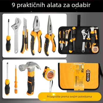 COOFIX set alata za demontažu od krom-vanadijskog čelika, 9 dijelova, za kućnu upotrebu
