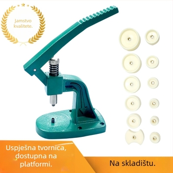 Preša za stražnji poklopac sata AB-105, materijali: aluminij / nehrđajući čelik / plastika / bakar; set od 18 kom.; namijenjeno za popravak satova; standard: Nacionalni sustav
