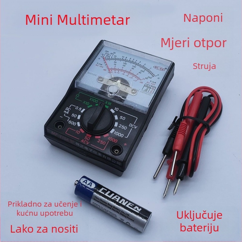 Prenosni multimetar — džepni, mini, 40-dijelni set alata za rastavljanje, za kućnu upotrebu
