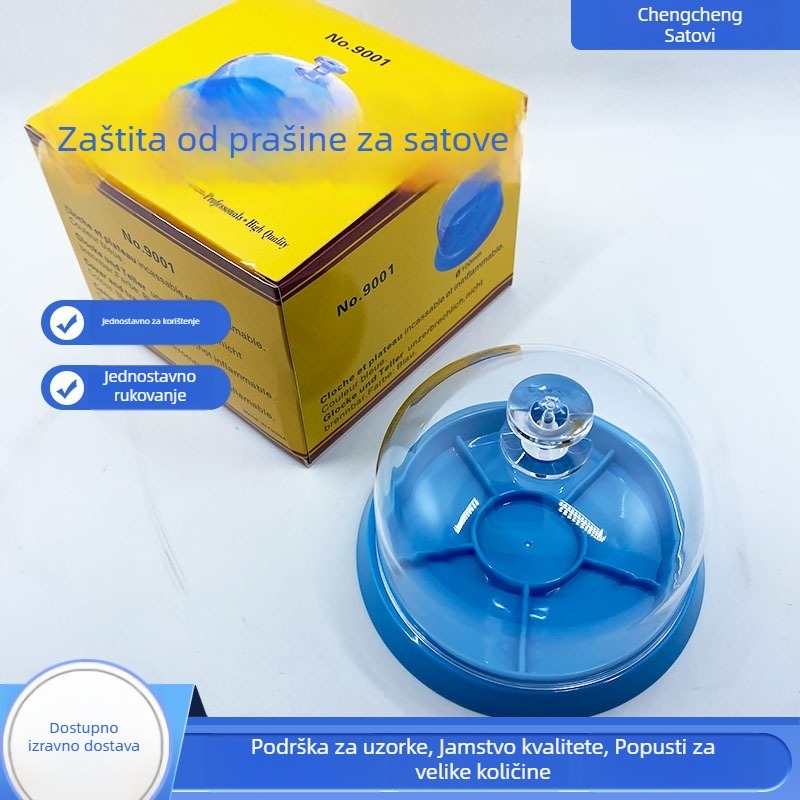 Kryt prašine za satove - metalni, 2-djelni set, za alat za popravak satova, nacionalni standard