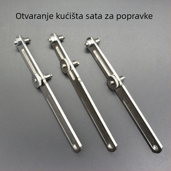 Alat za demontažu stražnjeg poklopca sata, otvarač sa dva kandža, komplet 1, težina 0.06