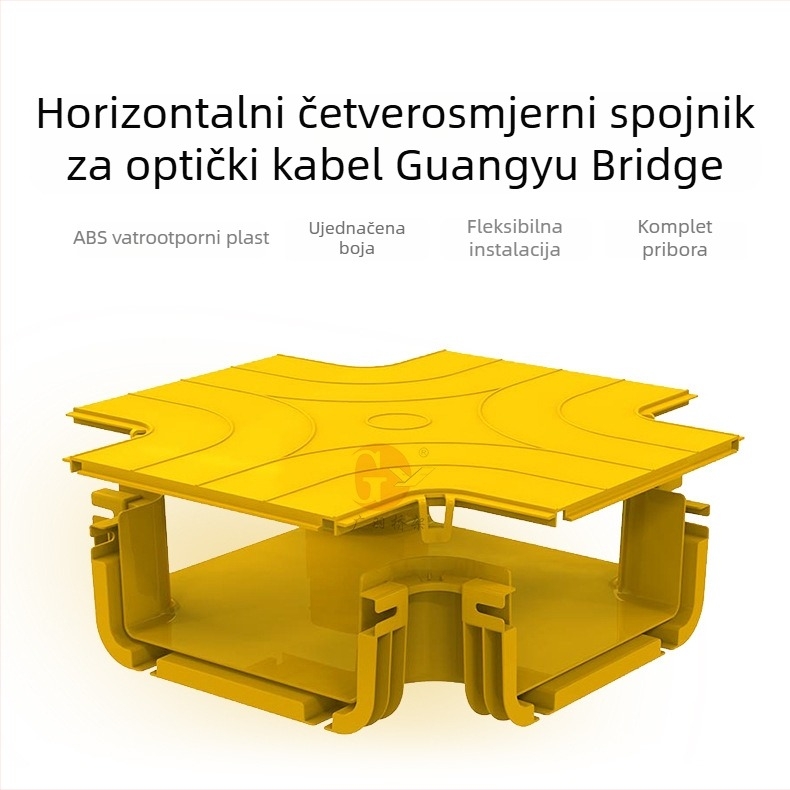 Guangyu ABS optički kanal za vlakna, horizontalni četverostruki slot za podatkovni centar u oblaku
