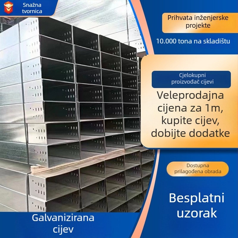 Kabl-kanal korito-most, galvaniziran, s vatrootpornim premazom u spreju, prilagođena obrada