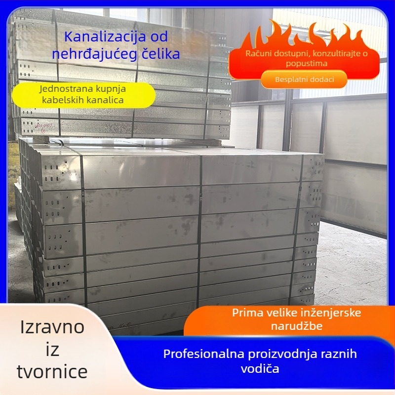 Kabelski most od 304 nehrđajućeg čelika, prilagođena obrada, vatrootporan galvanizirani, konfigurabilni modeli, pogodan za podzemne garaže i električne postrojenje