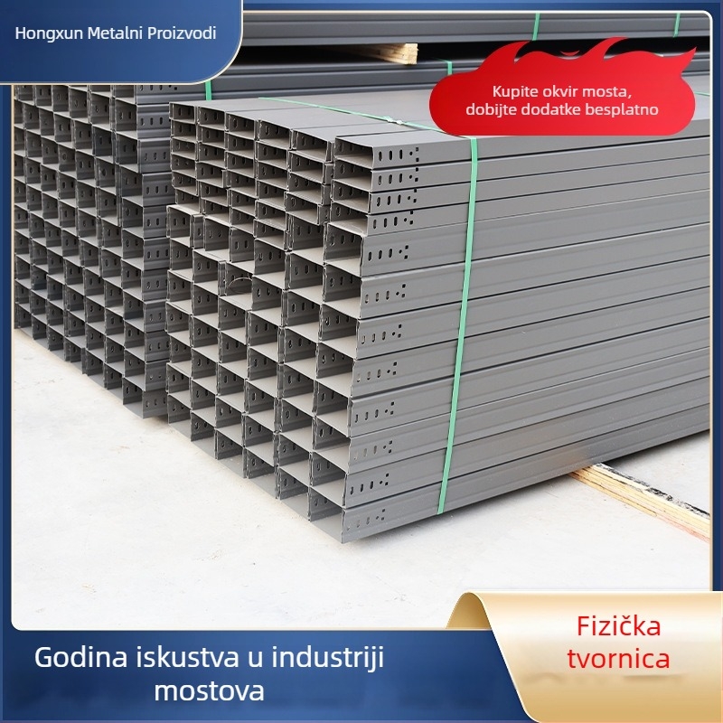 Kanal kablova s žljebom, vatrootporna prevleka sprejem, toplinski pocinkano, model Hx-005