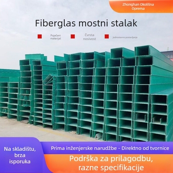Fiberglas kabel kanal, kanalni most, otporan na koroziju, za autoceste, tunele, kemijske tvornice i polaganje optičkih kablova